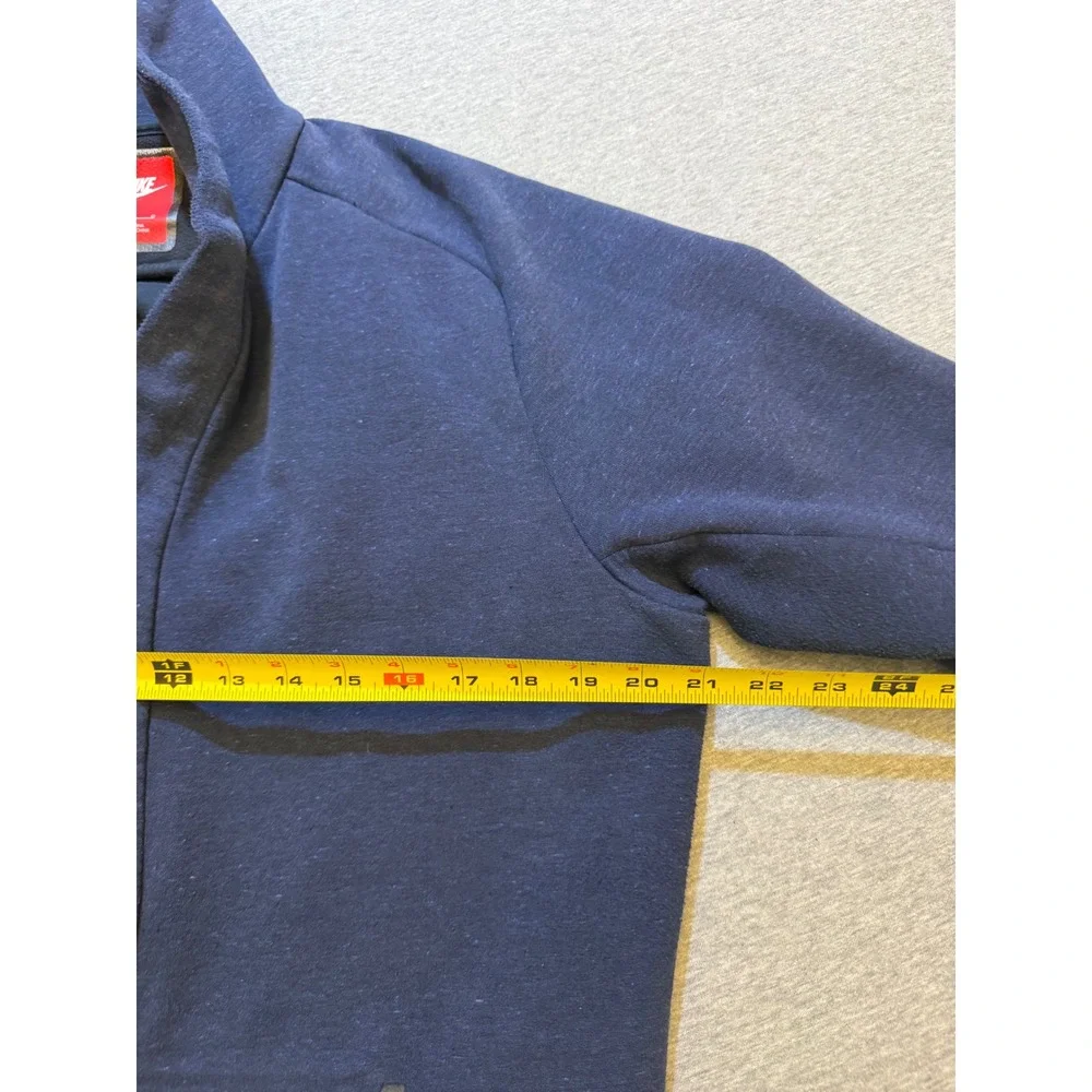 Nike Sportswear Tech Fleece Full Zip Jacket Navy Blue 805164-473 Mens Large